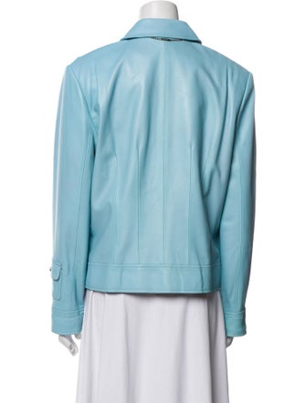 St. John Sport Leather Biker Jacket