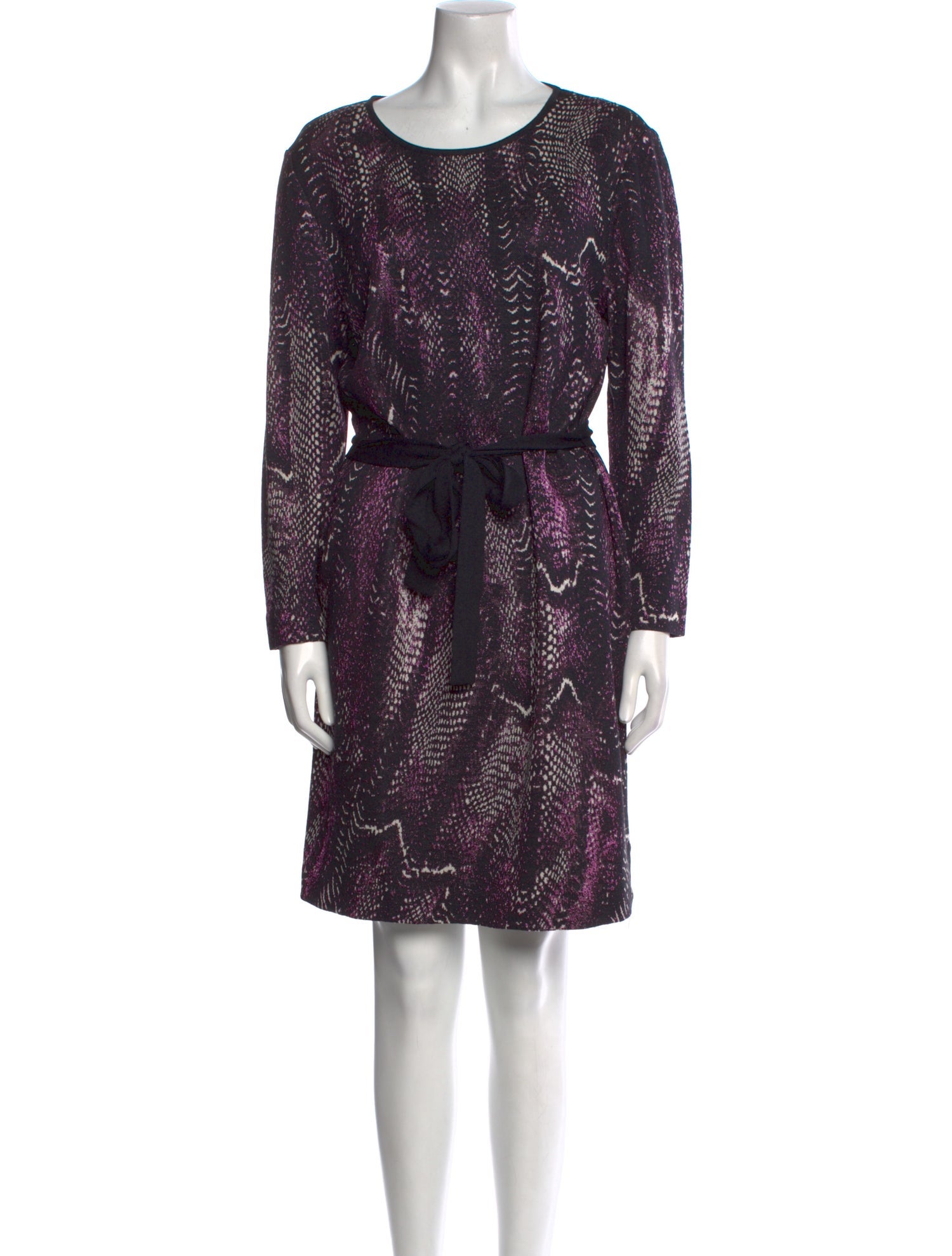 St. John Sport Printed Knee-Length Dress