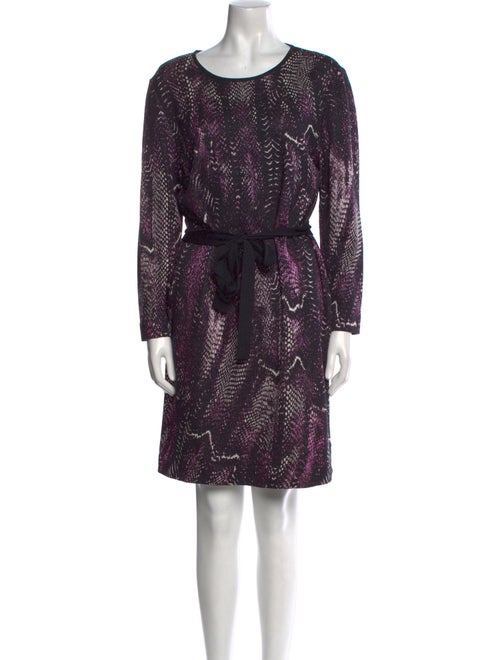 St. John Sport Printed Knee-Length Dress