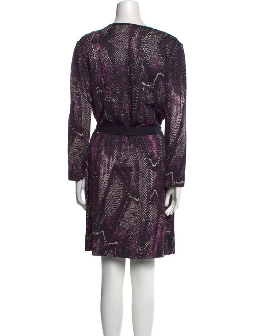 St. John Sport Printed Knee-Length Dress