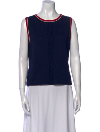 St. John Sport Wool Scoop Neck Sweater