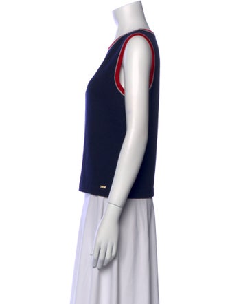 St. John Sport Wool Scoop Neck Sweater