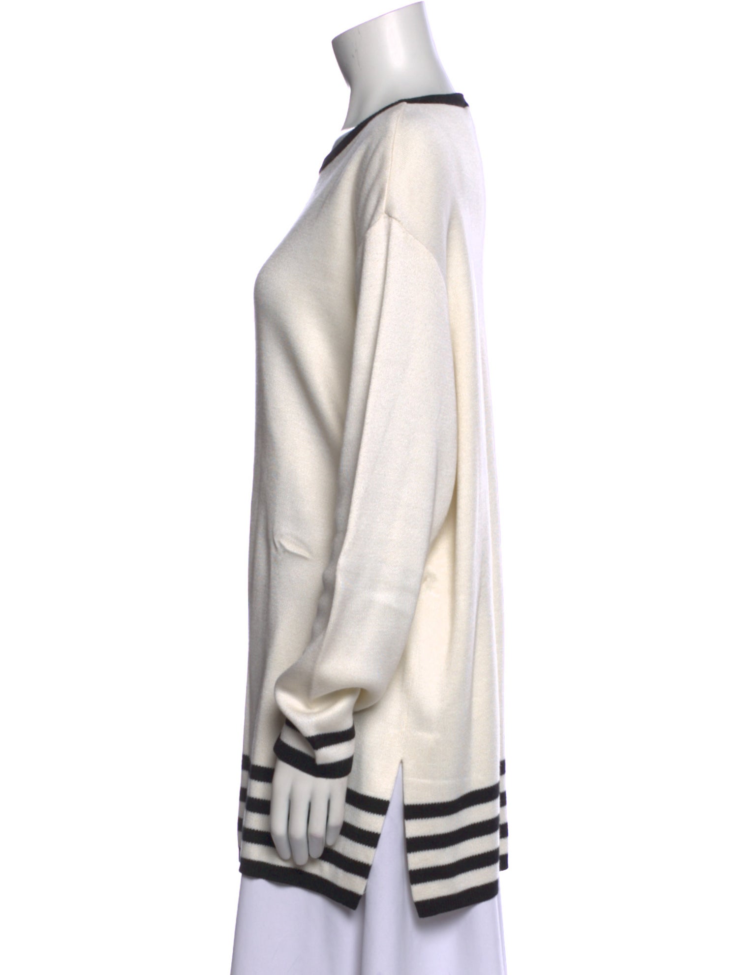 St. John Sport Wool Graphic Print Sweater