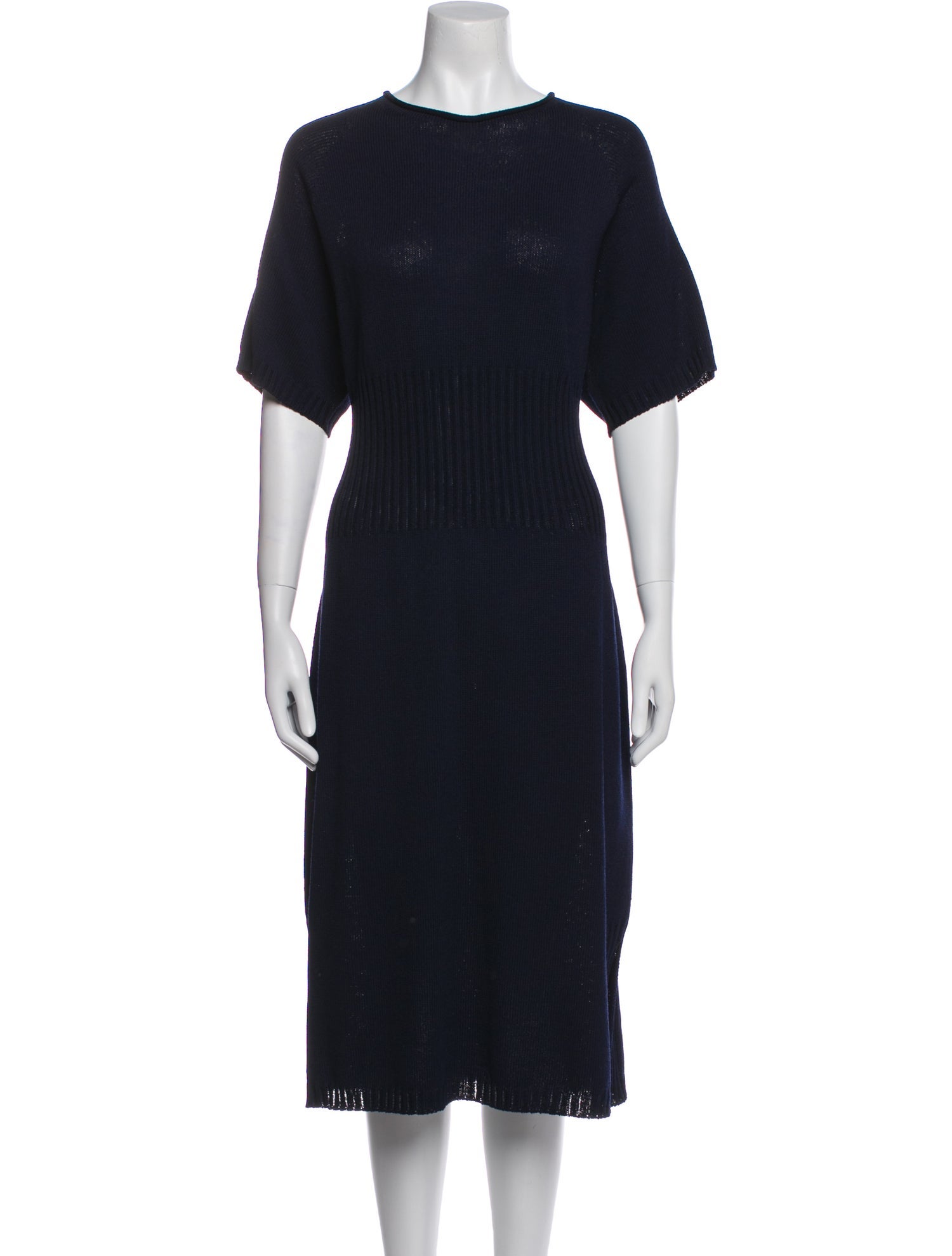 St. John Sport Wool Midi Length Dress