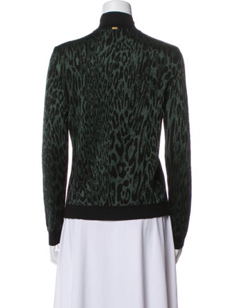 St. John Sport Wool Printed Evening Jacket