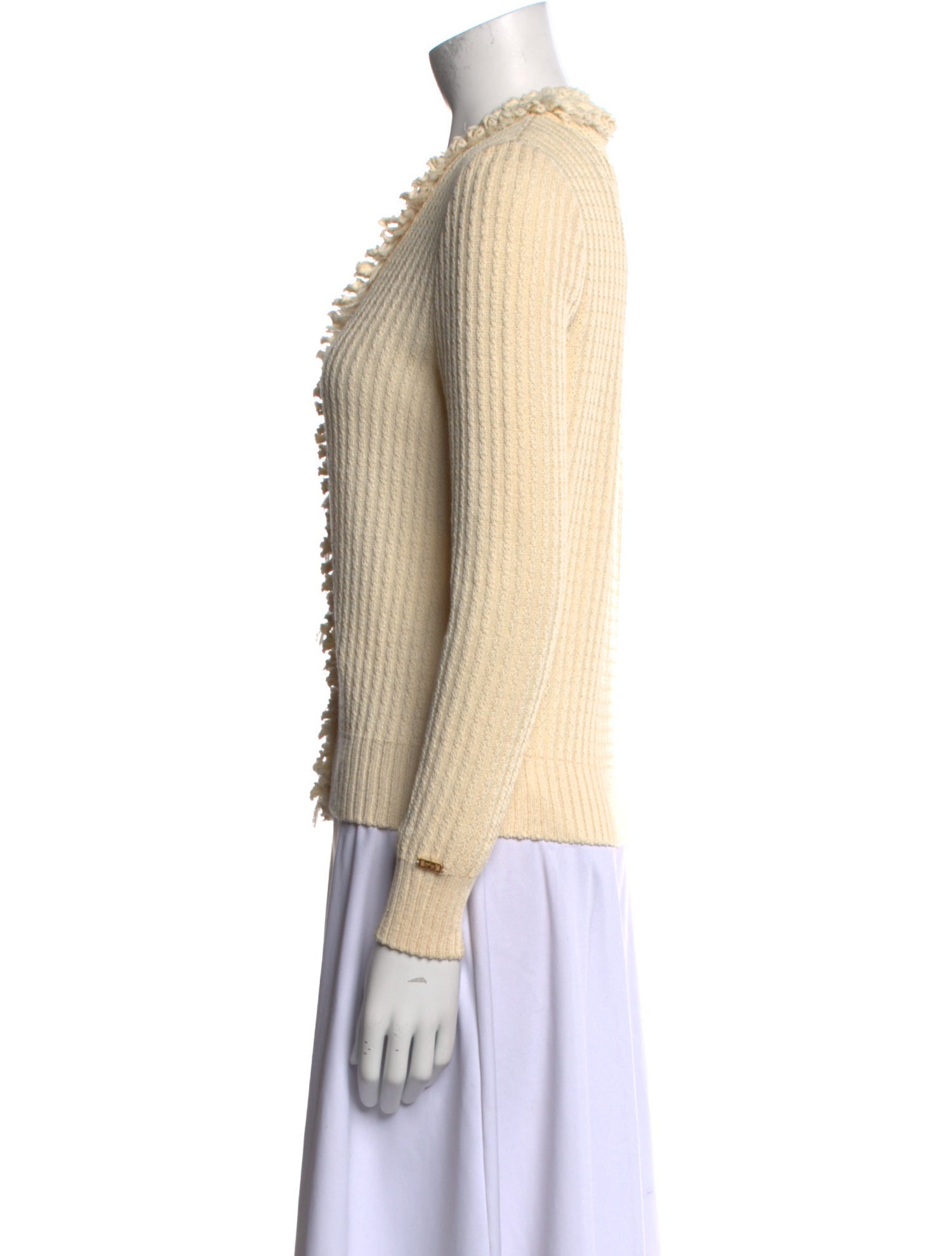 St. John Sport Wool V-Neck Sweater