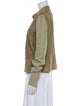 St. John Sport Suede Bomber Jacket