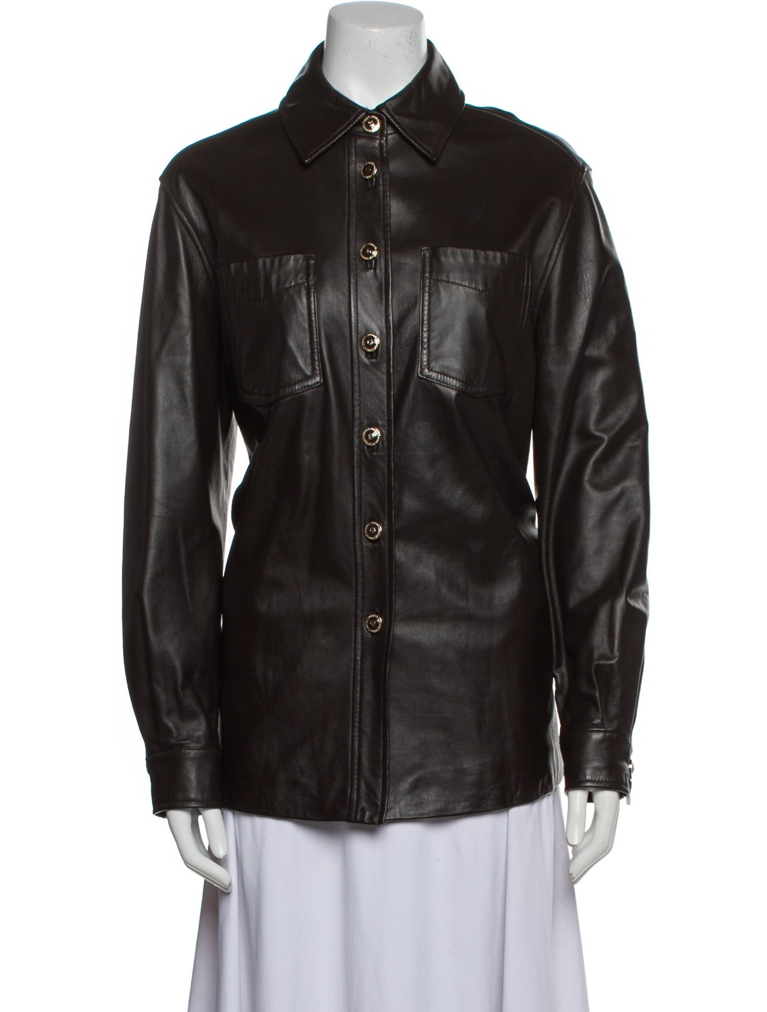 St. John Sport Leather Biker Jacket