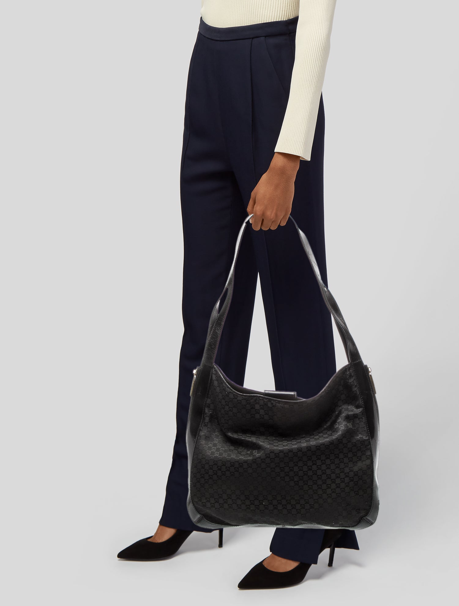 St. John Sport Satin Shoulder Bag