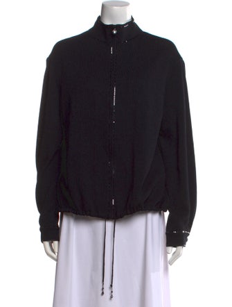 St. John Sport Mock Neck Sweater