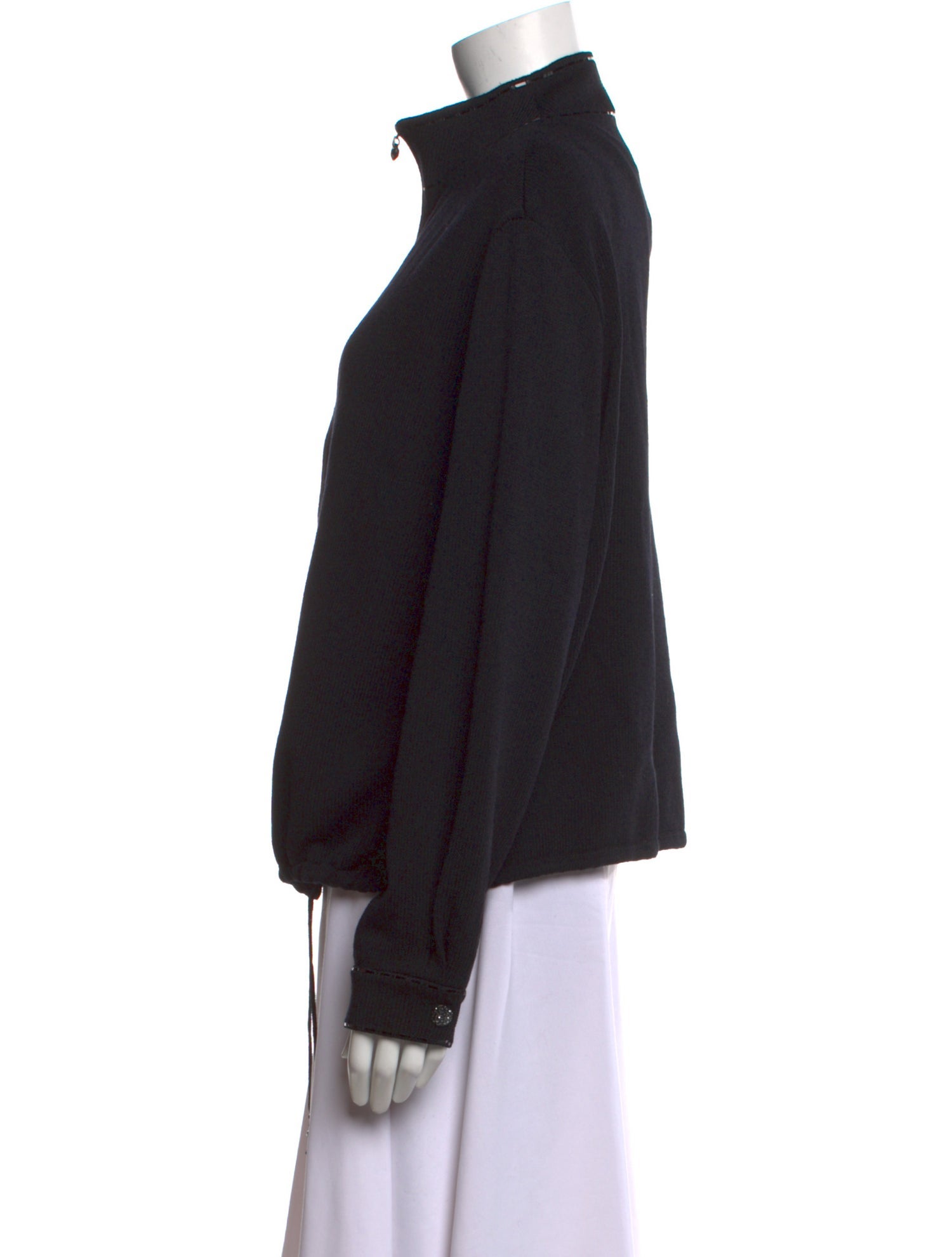 St. John Sport Mock Neck Sweater