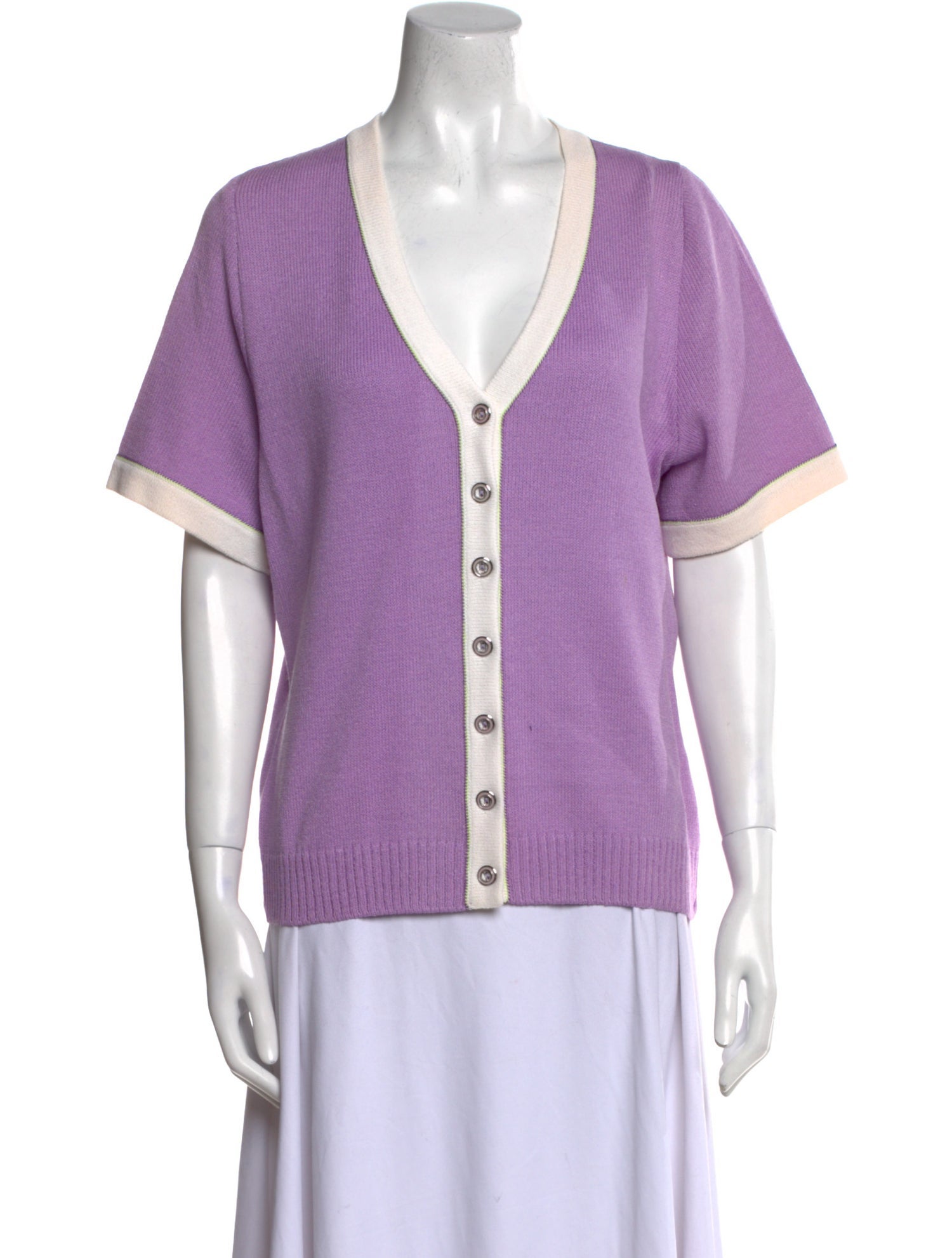 St. John Sport V-Neck Sweater