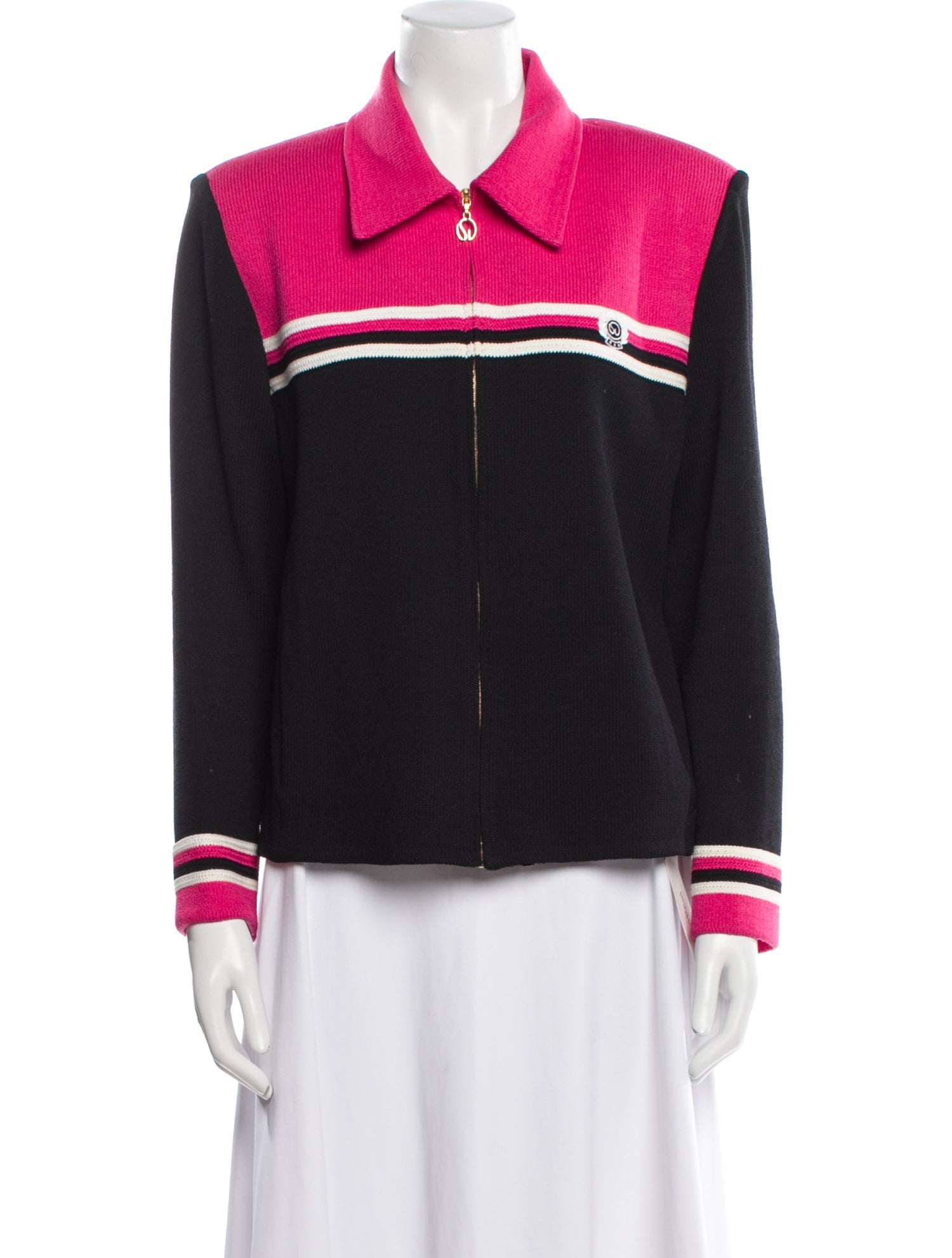 St. John Sport Striped Jacket