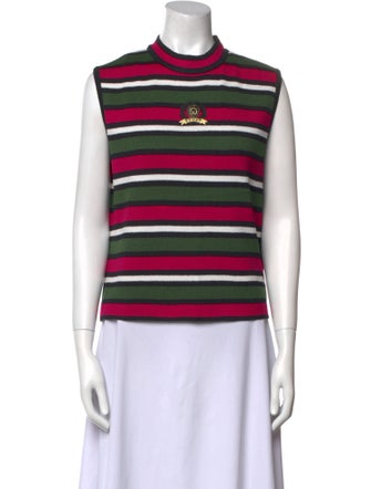 St. John Sport Wool Striped Sweater
