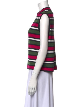 St. John Sport Wool Striped Sweater