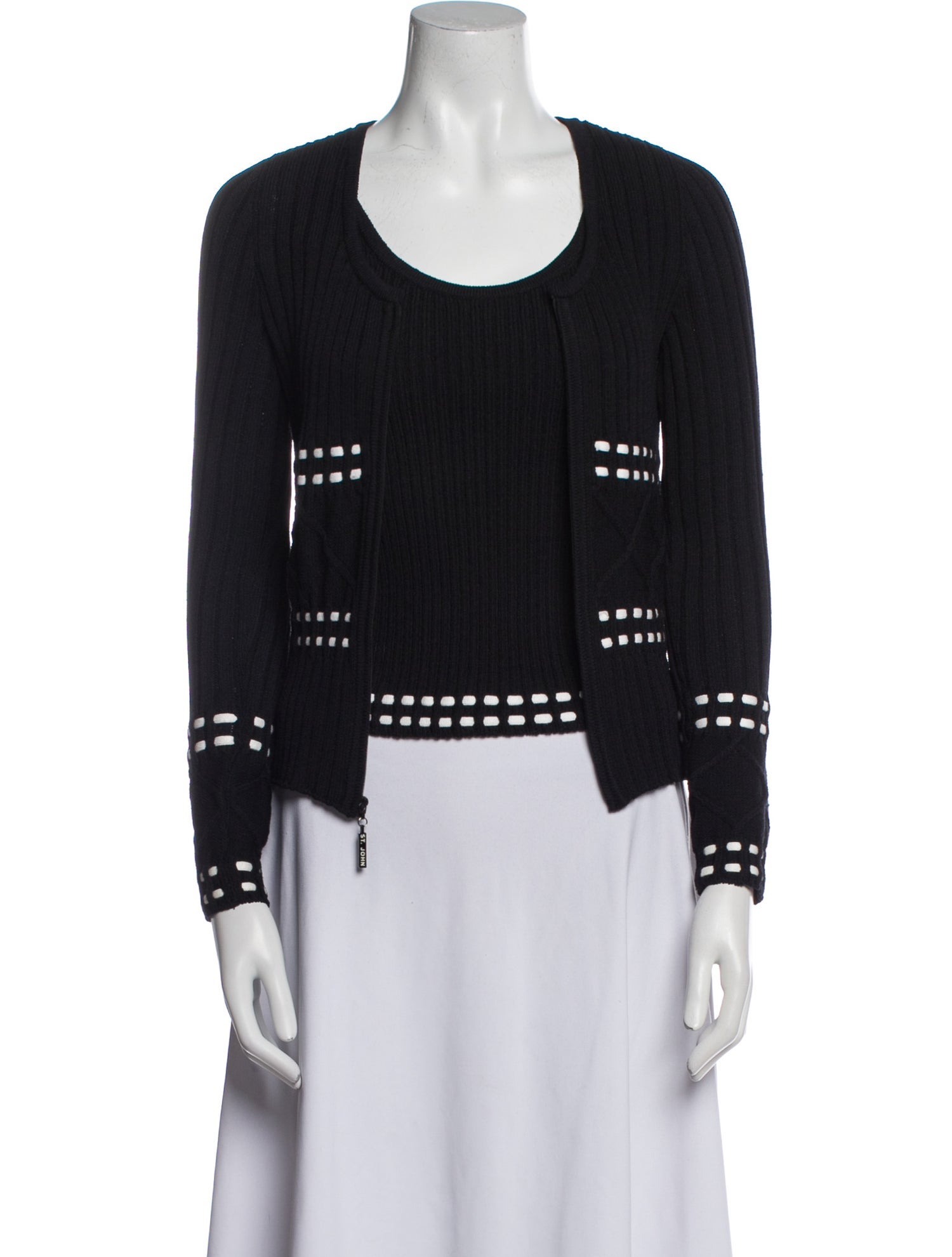 St. John Sport Wool Striped Set