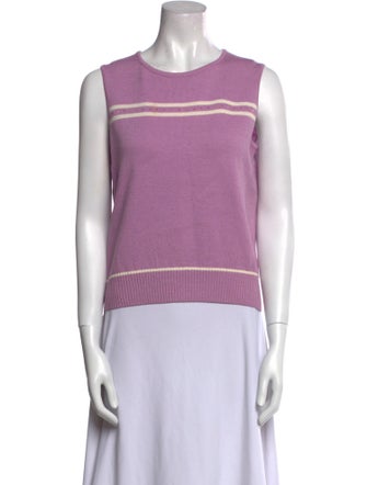 St. John Sport Wool Striped Sweater