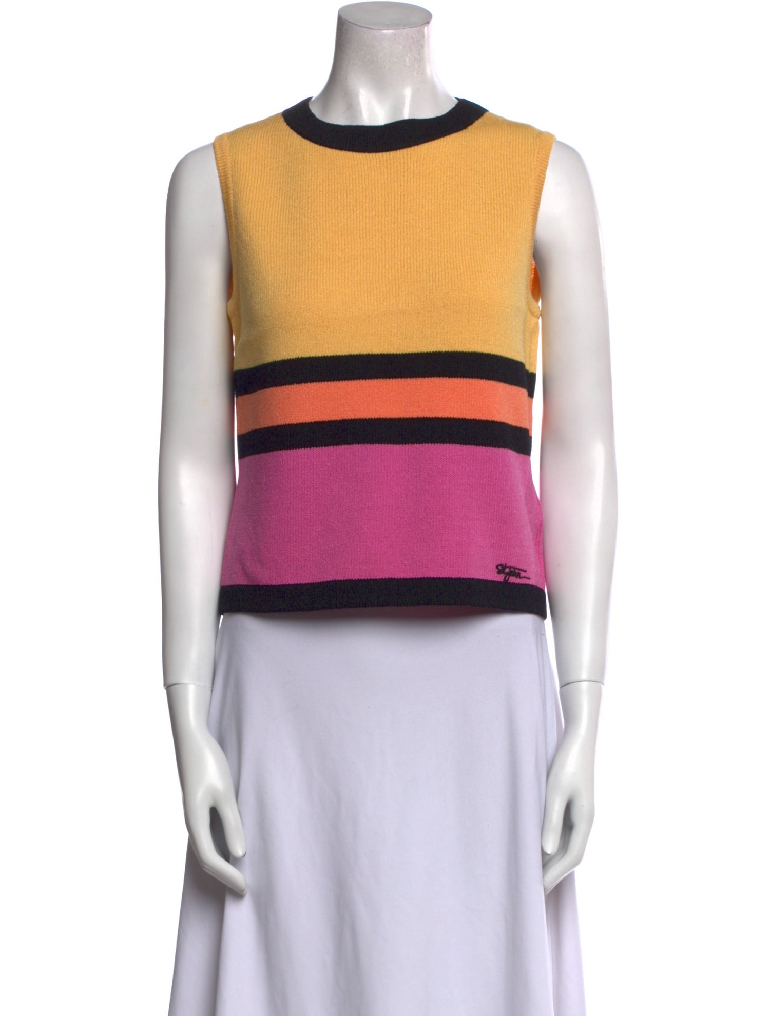 St. John Sport Wool Striped Sweater