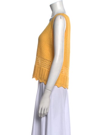 St. John Sport Wool Scoop Neck Sweater