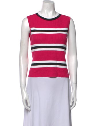 St. John Sport Wool Striped Sweater