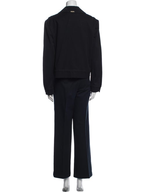St. John Sport Whipstitch Trim Pantsuit