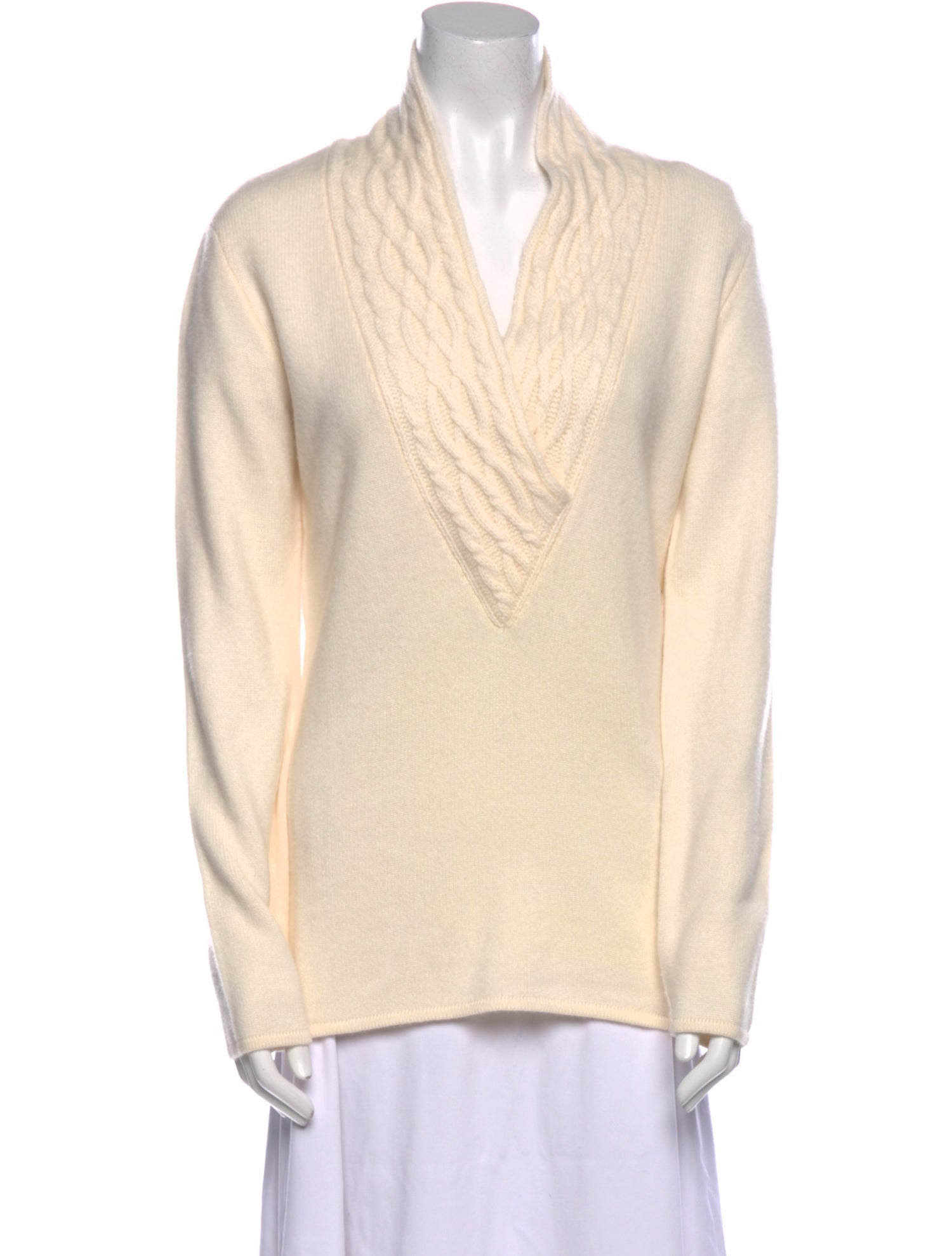 St. John Sport Cashmere V-Neck Sweater