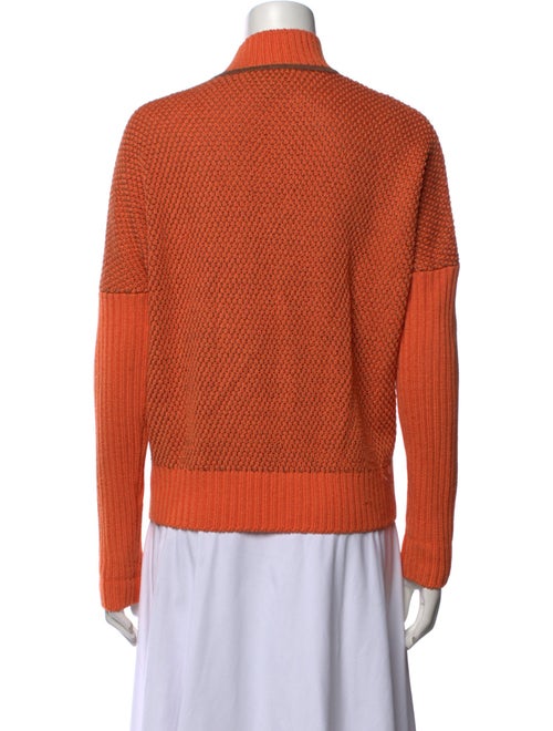 St. John Wool Mock Neck Sweater