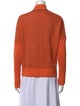 St. John Wool Mock Neck Sweater