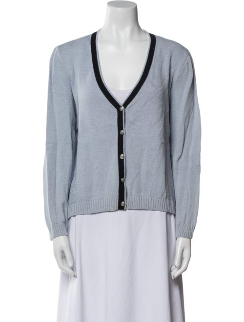 St. John Sport Wool V-Neck Sweater