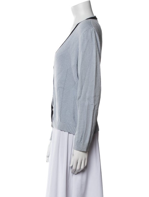 St. John Sport Wool V-Neck Sweater