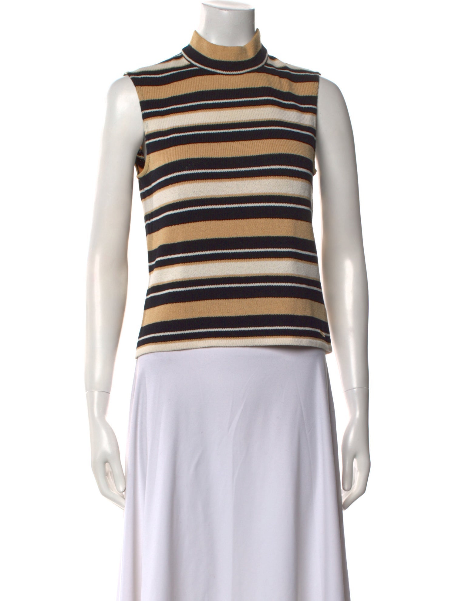 St. John Sport Wool Striped Sweater