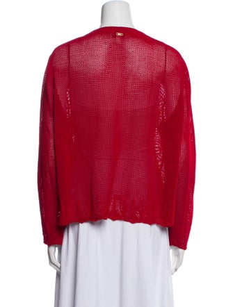 St. John Sport Wool V-Neck Sweater