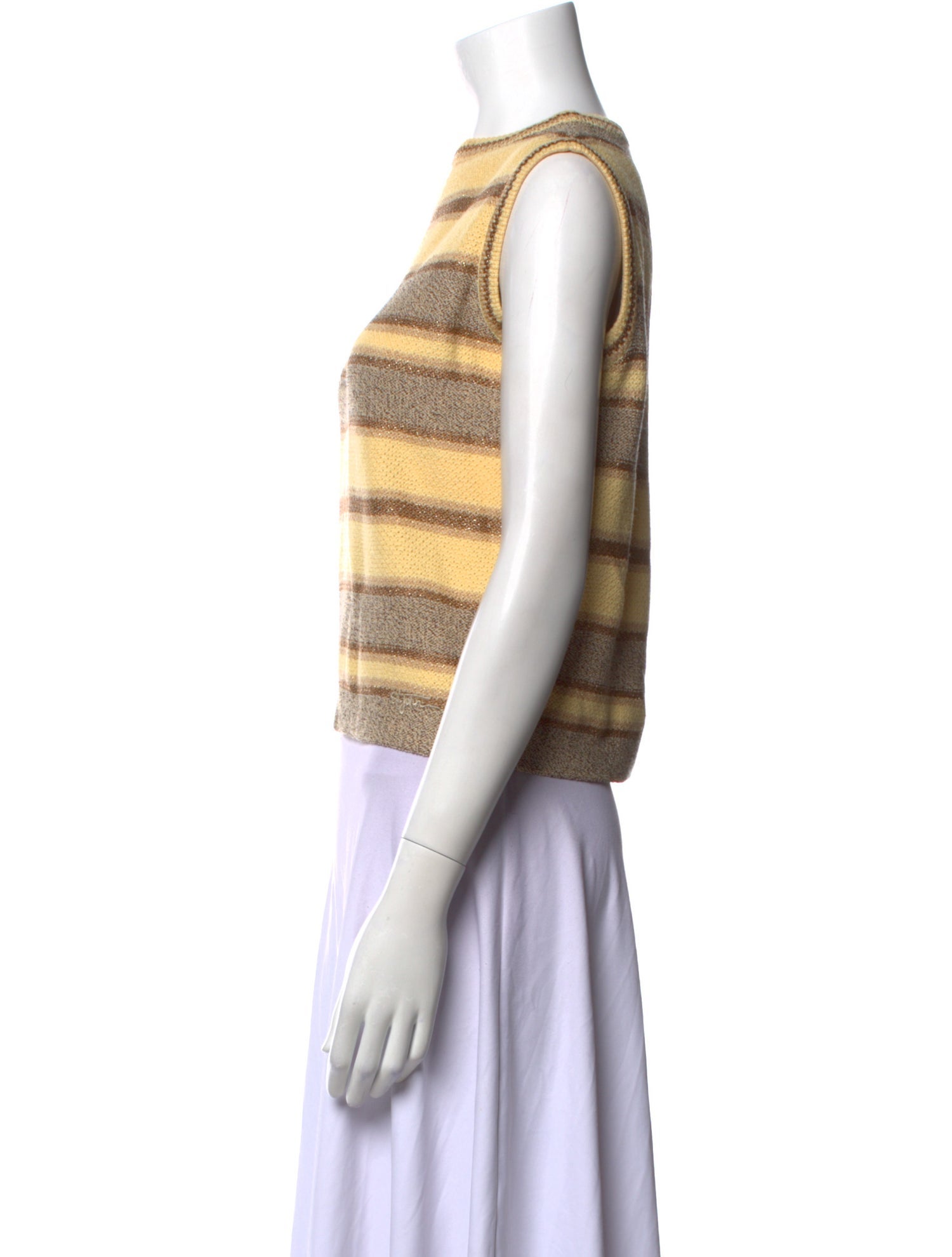 St. John Sport Wool Striped Sweater