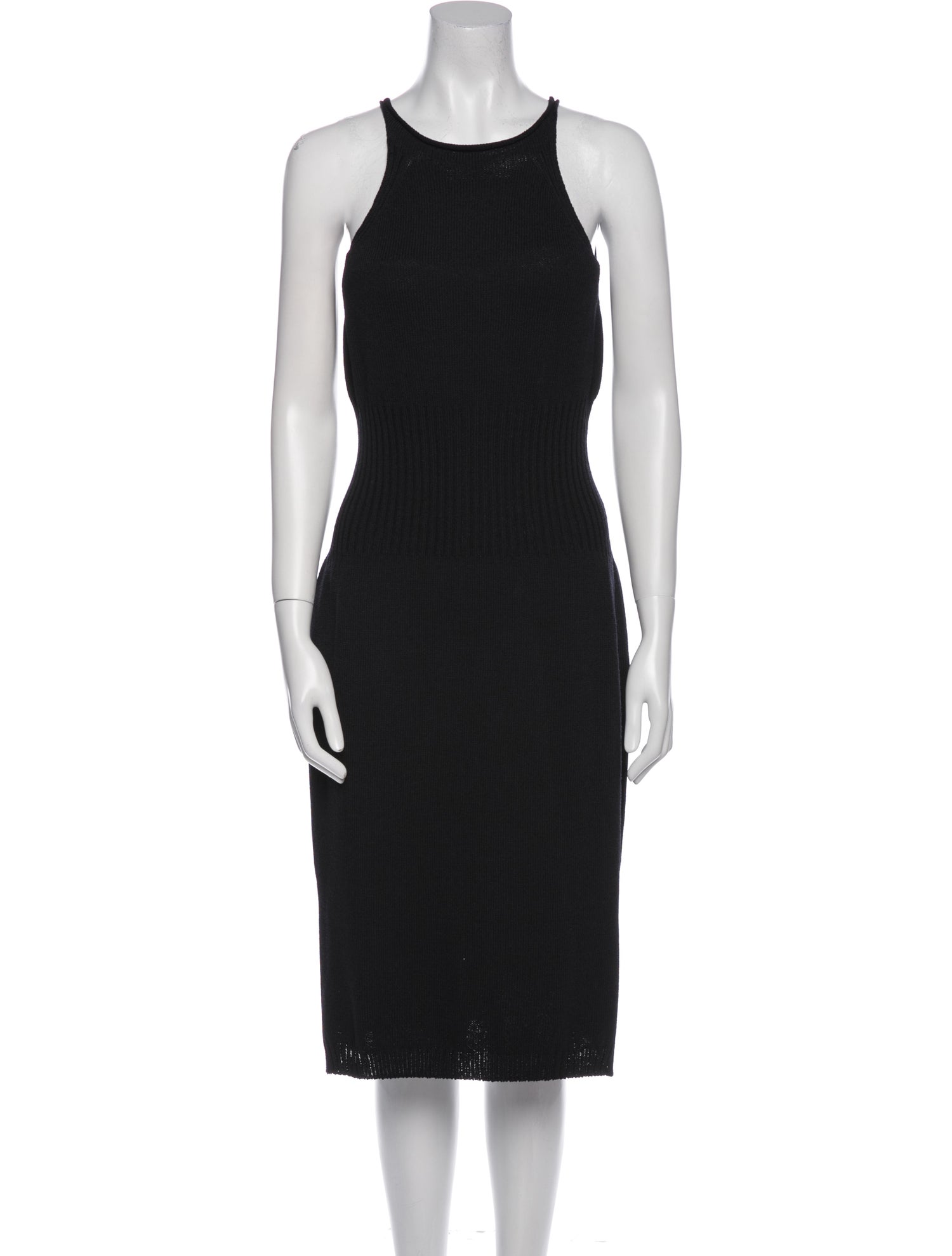 St. John Sport Wool Midi Length Dress