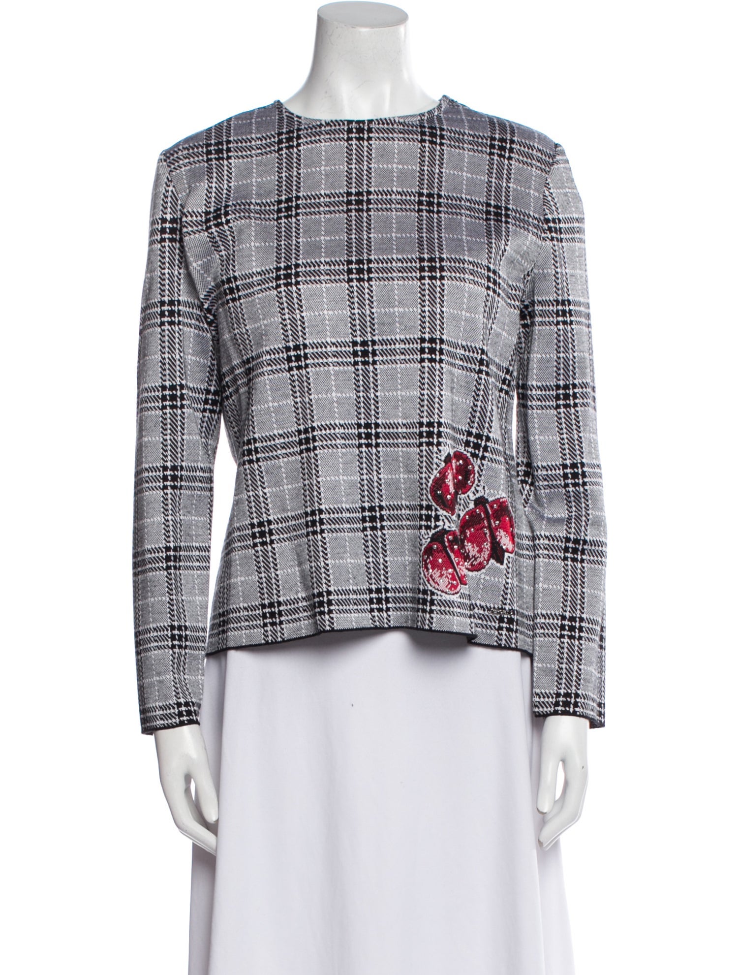 St. John Sport Plaid Print Set