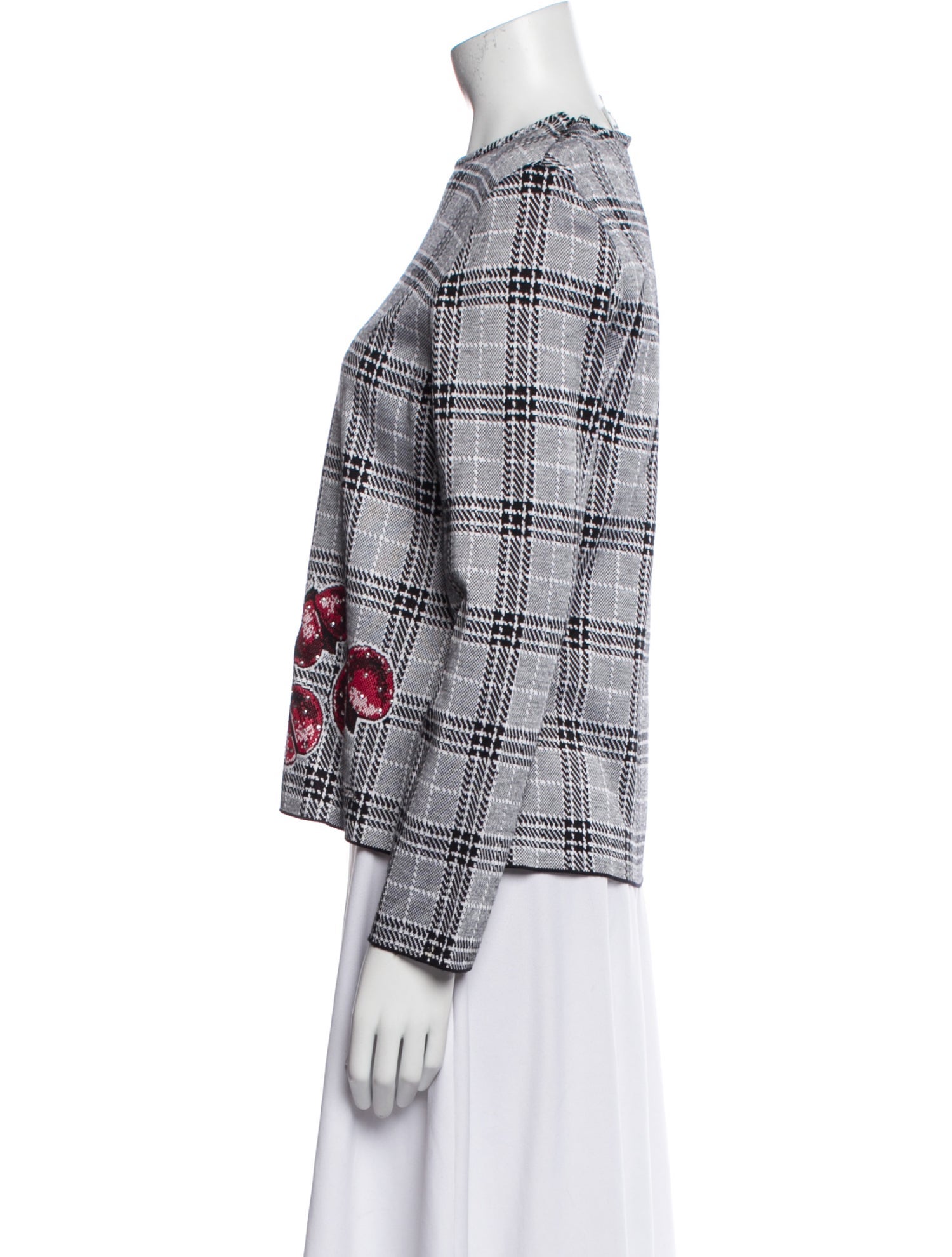 St. John Sport Plaid Print Set