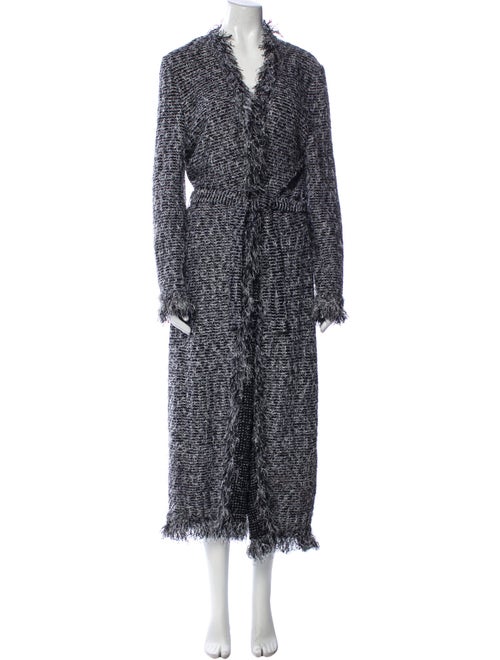 St. John Collection Wool Tweed Pattern Coat