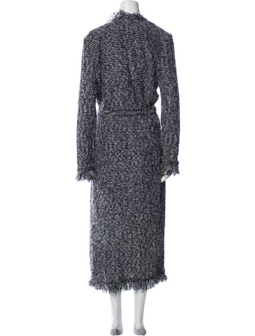St. John Collection Wool Tweed Pattern Coat