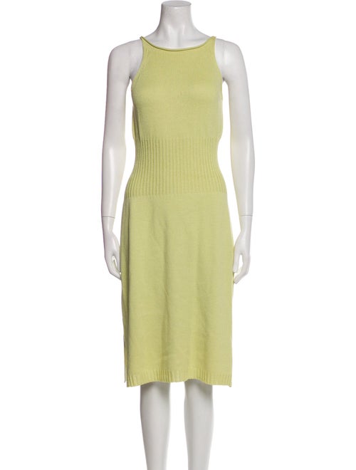 St. John Sport Scoop Neck Knee-Length Dress
