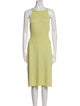 St. John Sport Scoop Neck Knee-Length Dress