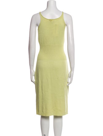St. John Sport Scoop Neck Knee-Length Dress