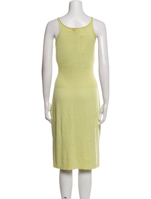 St. John Sport Scoop Neck Knee-Length Dress