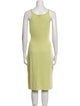St. John Sport Scoop Neck Knee-Length Dress