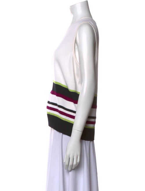 St. John Sport Wool Striped Sweater