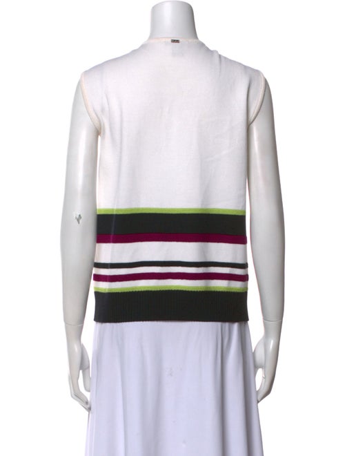 St. John Sport Wool Striped Sweater
