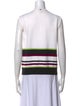 St. John Sport Wool Striped Sweater