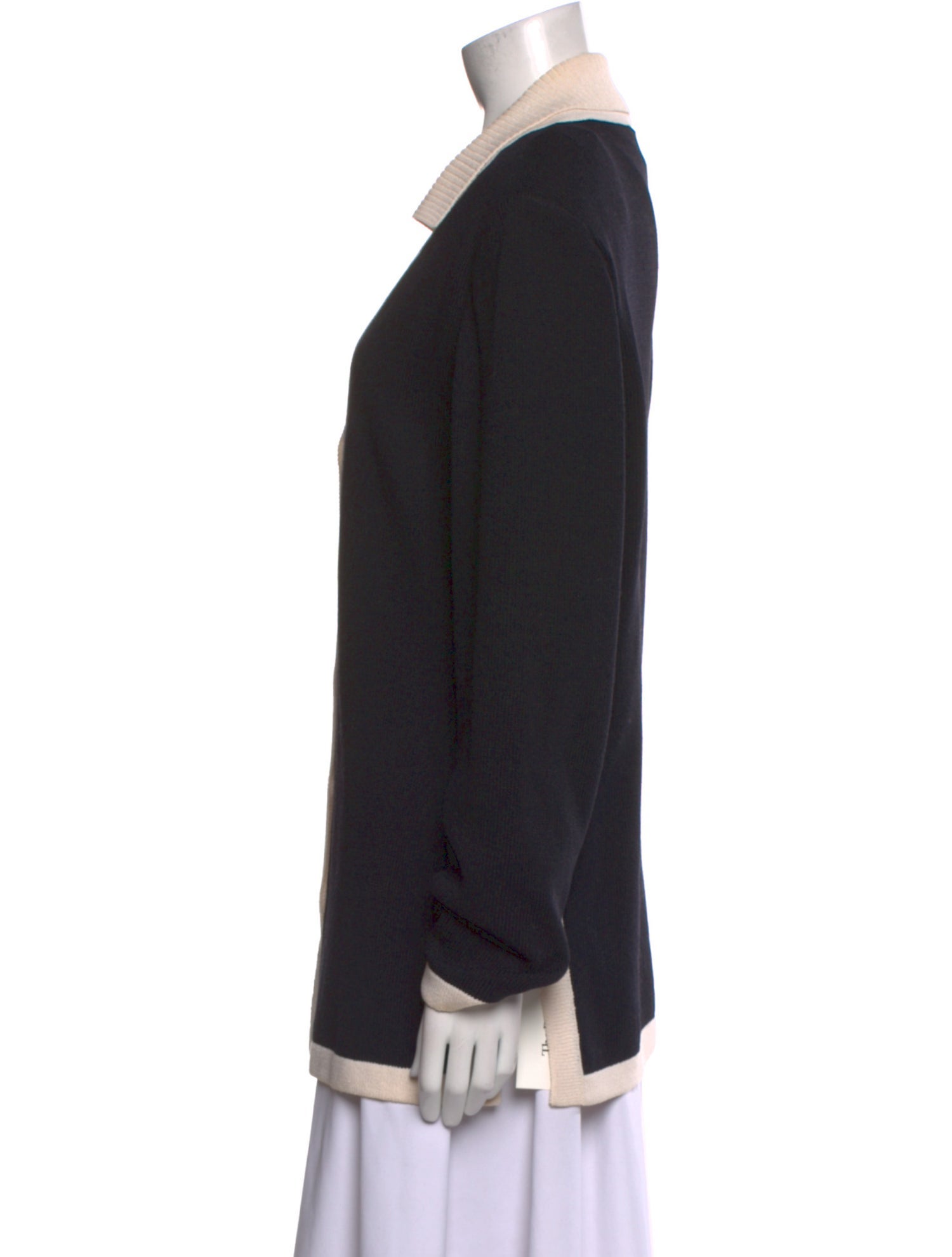 St. John Sport Wool Colorblock Pattern Sweater