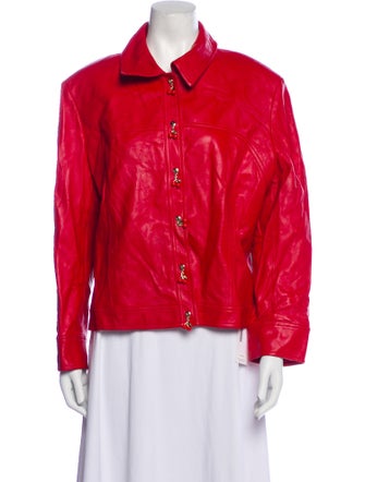 St. John Sport Leather Jacket