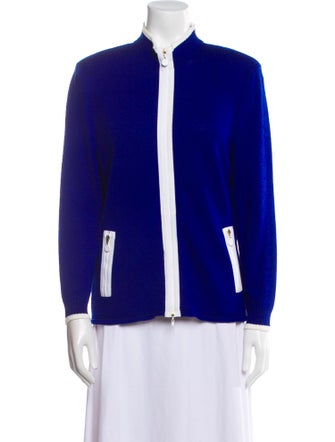 St. John Sport Wool Bomber Jacket