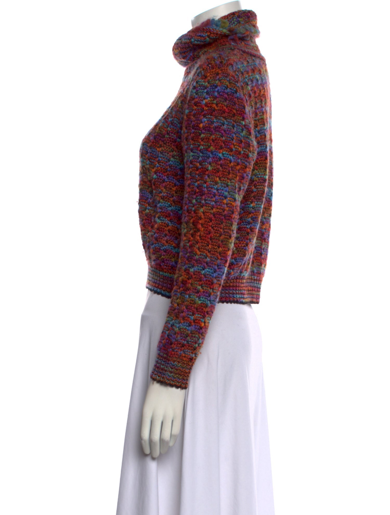 St. John Sport Wool Striped Sweater